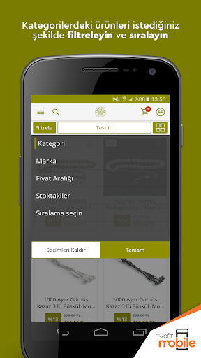 Tesbihane Online Alışveriş ekran görüntüsü