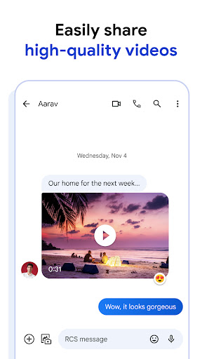 Google Mesajlar ekran görüntüsü