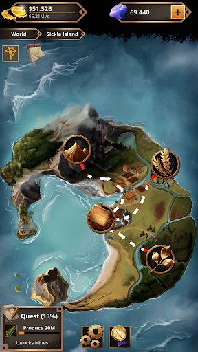 Idle Medieval Merchant Tycoon ekran görüntüsü