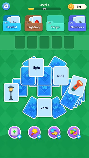 Word Card Sort: Solitaire ekran görüntüsü