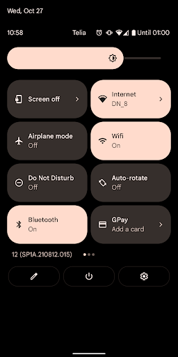 Wifi Quick Setting: Android 12 ekran görüntüsü