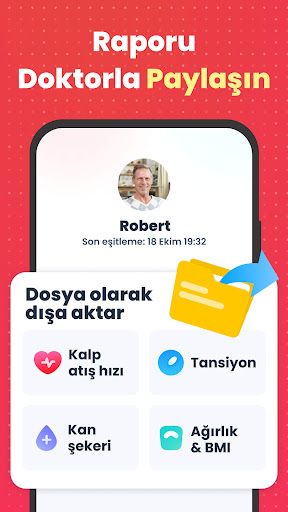 Nabız ölçer: Nabız monitörü ekran görüntüsü