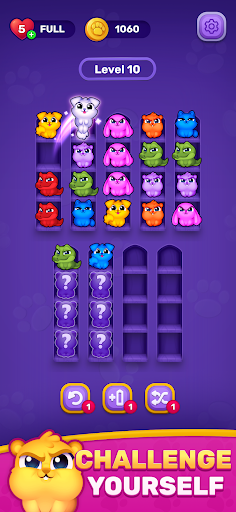Cozy Sort: Animal Sorting Game ekran görüntüsü
