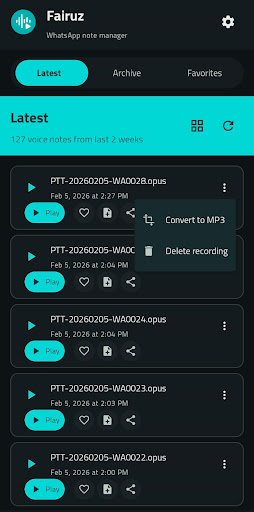 Fairuz - Whatsapp Notları ekran görüntüsü