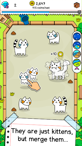 Cat Evolution: Merge Animals ekran görüntüsü