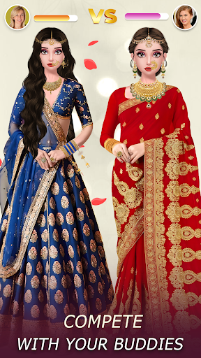 Indian Wedding Dress up Makeup ekran görüntüsü