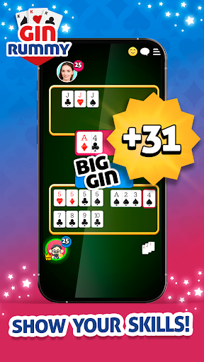 Gin Rummy GameVelvet - Card ekran görüntüsü