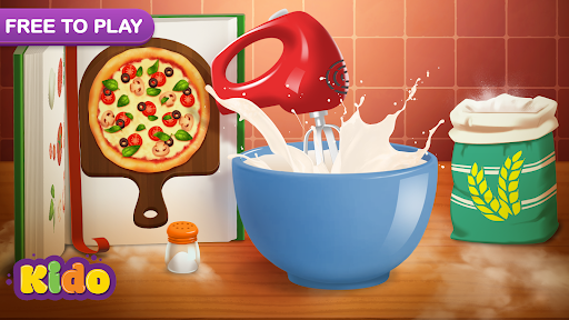 Pizza Baking Games for Kids ekran görüntüsü