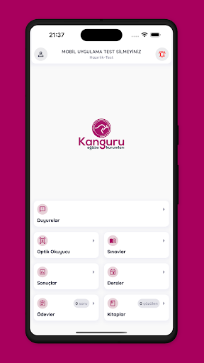 Kanguru ekran görüntüsü