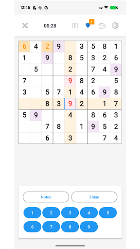 Sudoku Pro: Classic 9x9 Game ekran görüntüsü