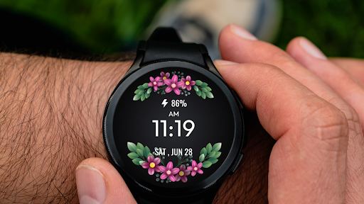 Floral WatchFace - FLOR-01 ekran görüntüsü