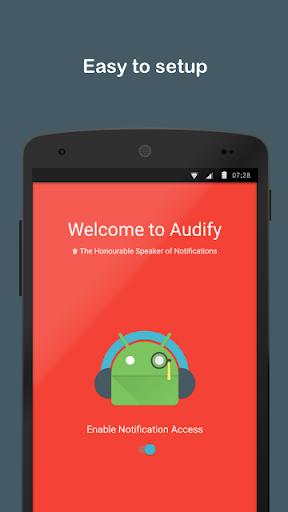 Audify Notification Announcer ekran görüntüsü