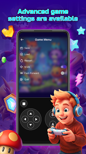 Games Console Emulator ekran görüntüsü