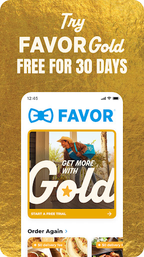 Favor: Texas Food Delivery ekran görüntüsü