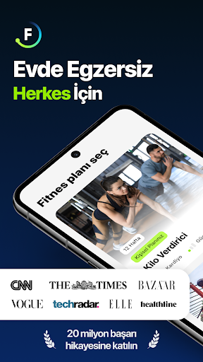 Fitify: Evde egzersiz programı ekran görüntüsü