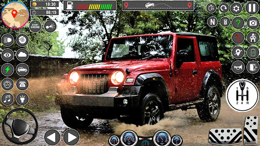 Offroad Car Driving Jeep Games ekran görüntüsü