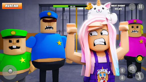Prison Runner: Obby Parkour 3d ekran görüntüsü