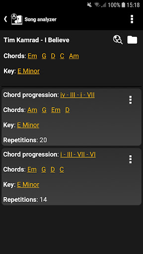 s.mart Song Analyzer (Chords) ekran görüntüsü