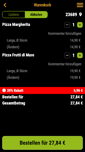 Roma Pizza Service Pansdorf ekran görüntüsü