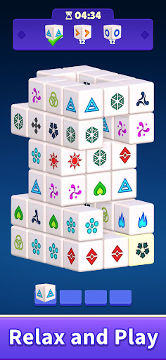 Cube Blast 3D - Tile Mahjong ekran görüntüsü