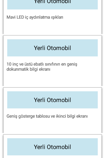 Yerli Otomobil ekran görüntüsü