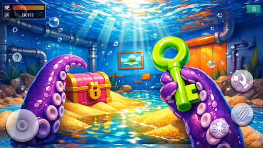 Octopus Simulator 3D ekran görüntüsü