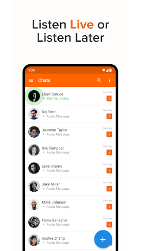 Voxer Telsiz Bas-Konuş ekran görüntüsü