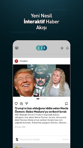 GZT: Haberin Sosyal Medyası ekran görüntüsü