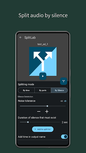 SplitLab Audio Video Splitter ekran görüntüsü