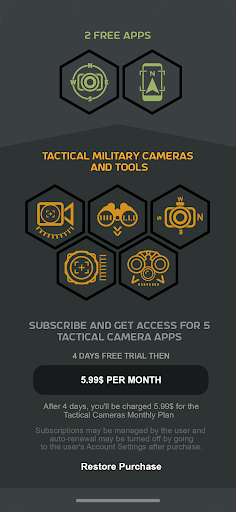 Night Capture Tactical Cameras ekran görüntüsü