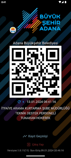 Adana BB PDKS ekran görüntüsü