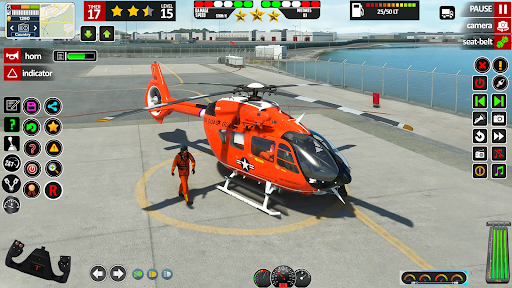 Helicopter Simulator Game 2025 ekran görüntüsü