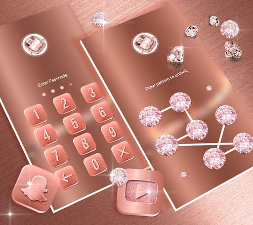 Rose Gold Launcher Theme ekran görüntüsü