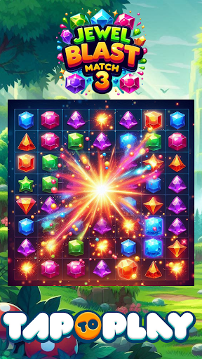 Jewel Blast Match 3 -Time Game ekran görüntüsü