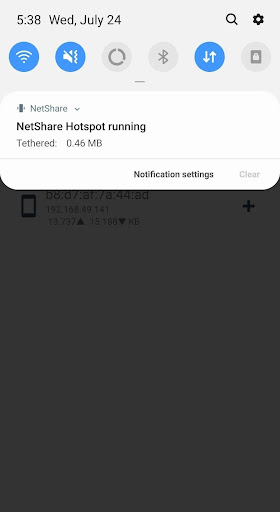 NetShare - rootsuz paylaşım ekran görüntüsü