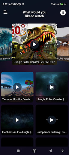 PlayVR: 360 Video Player ekran görüntüsü