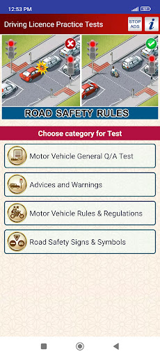Driving Licence Practice Tests ekran görüntüsü