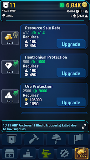 Starship Divers: Idle Bugs ekran görüntüsü