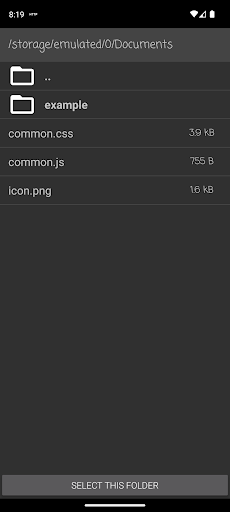 Simple HTTP Server ekran görüntüsü