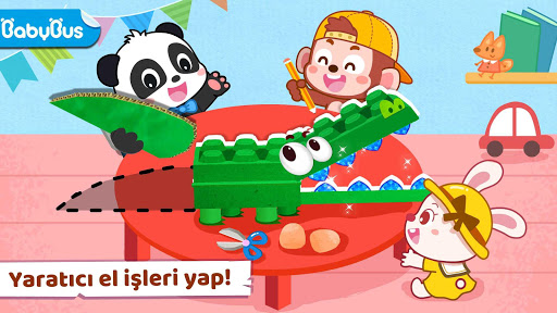 Bebek Panda'nın Hayvan Yapbozu ekran görüntüsü