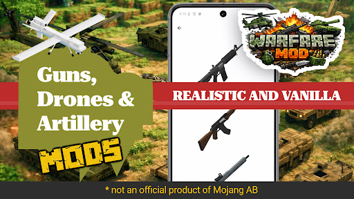 Warfare Mod for Minecraft PE ekran görüntüsü