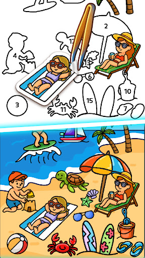 Sticker Merge 2D ekran görüntüsü