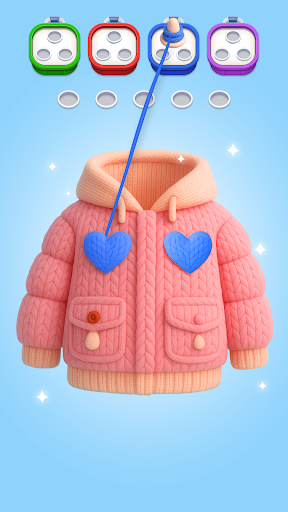 Yarn Escape: Wool Sort 3D ekran görüntüsü