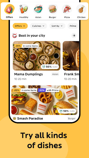 Glovo: Food & Grocery Delivery ekran görüntüsü