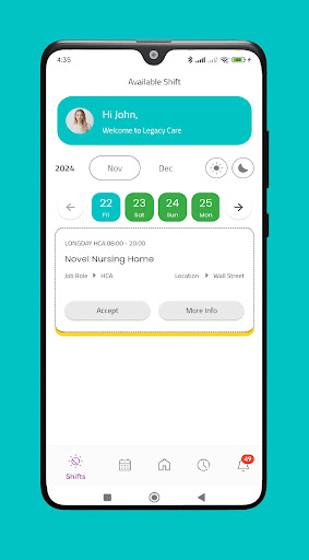 Legacy Care App ekran görüntüsü