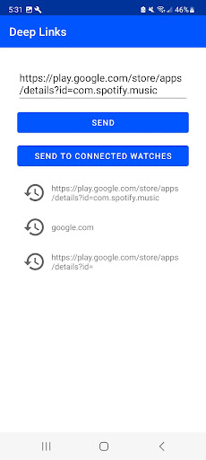 Deep Link for Wear / Phone ekran görüntüsü