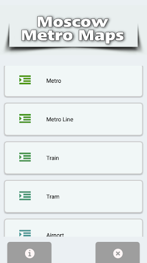 Moskova metro ve metro hatları ekran görüntüsü