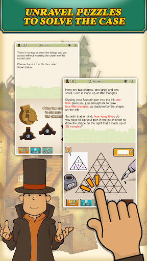 Layton: Curious Village in HD ekran görüntüsü