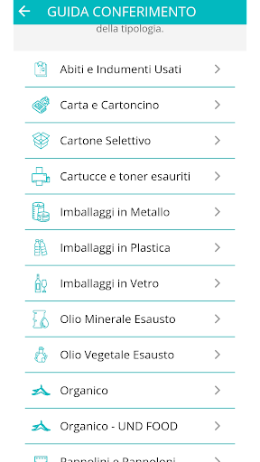 App Cittadino Tekneko ekran görüntüsü