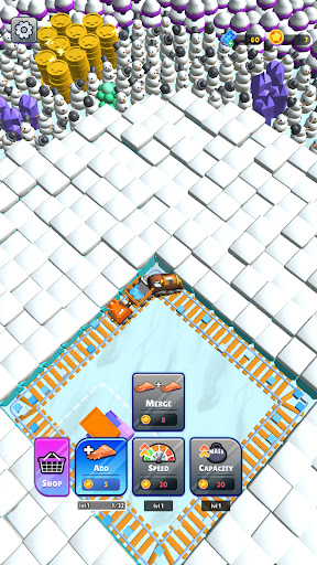 Idle Train Miner Evolution ekran görüntüsü